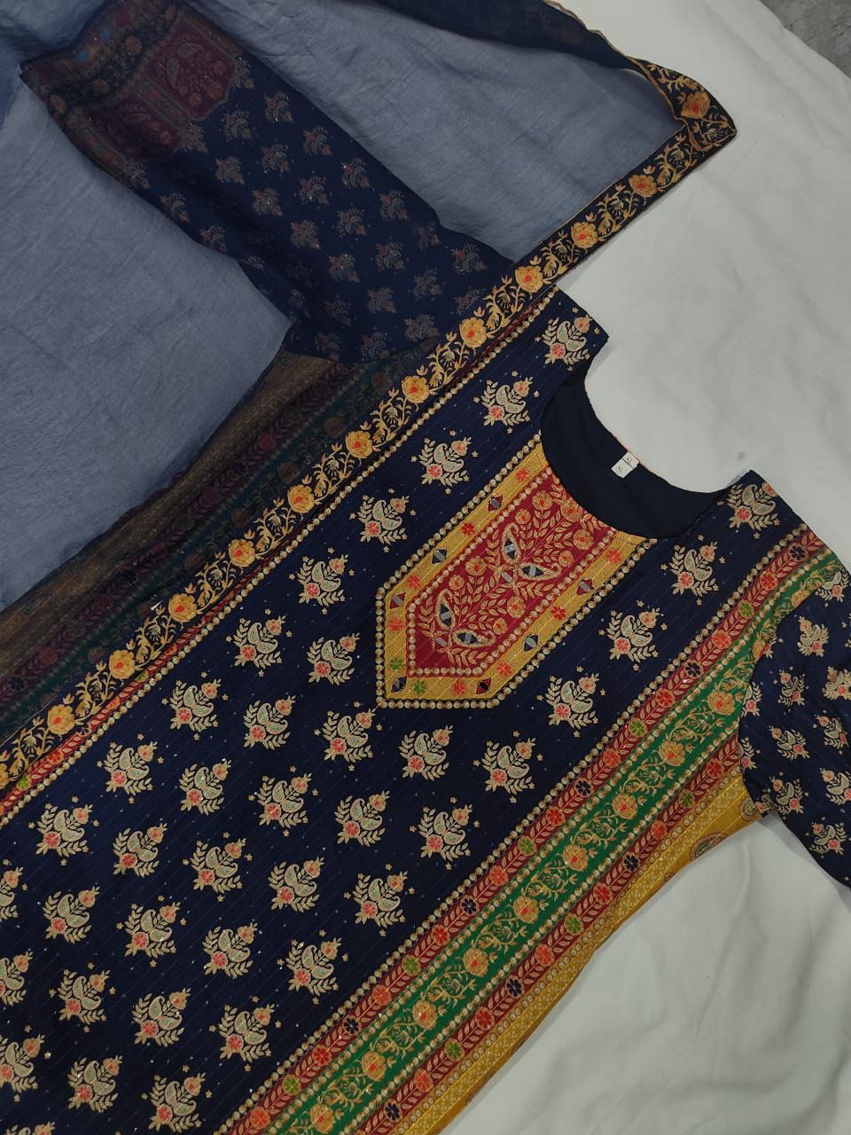 Ivory Pakistani Suit