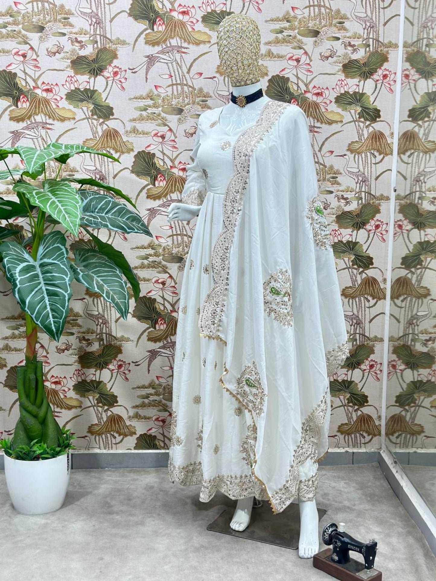 Luxury Festive Anarkali Set