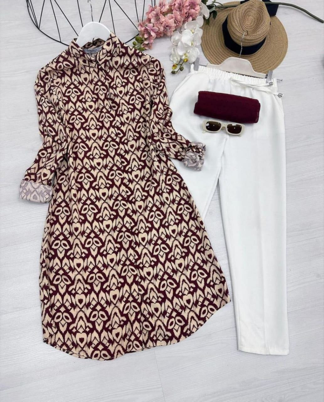 Stylish Rayon Palazzo Duo