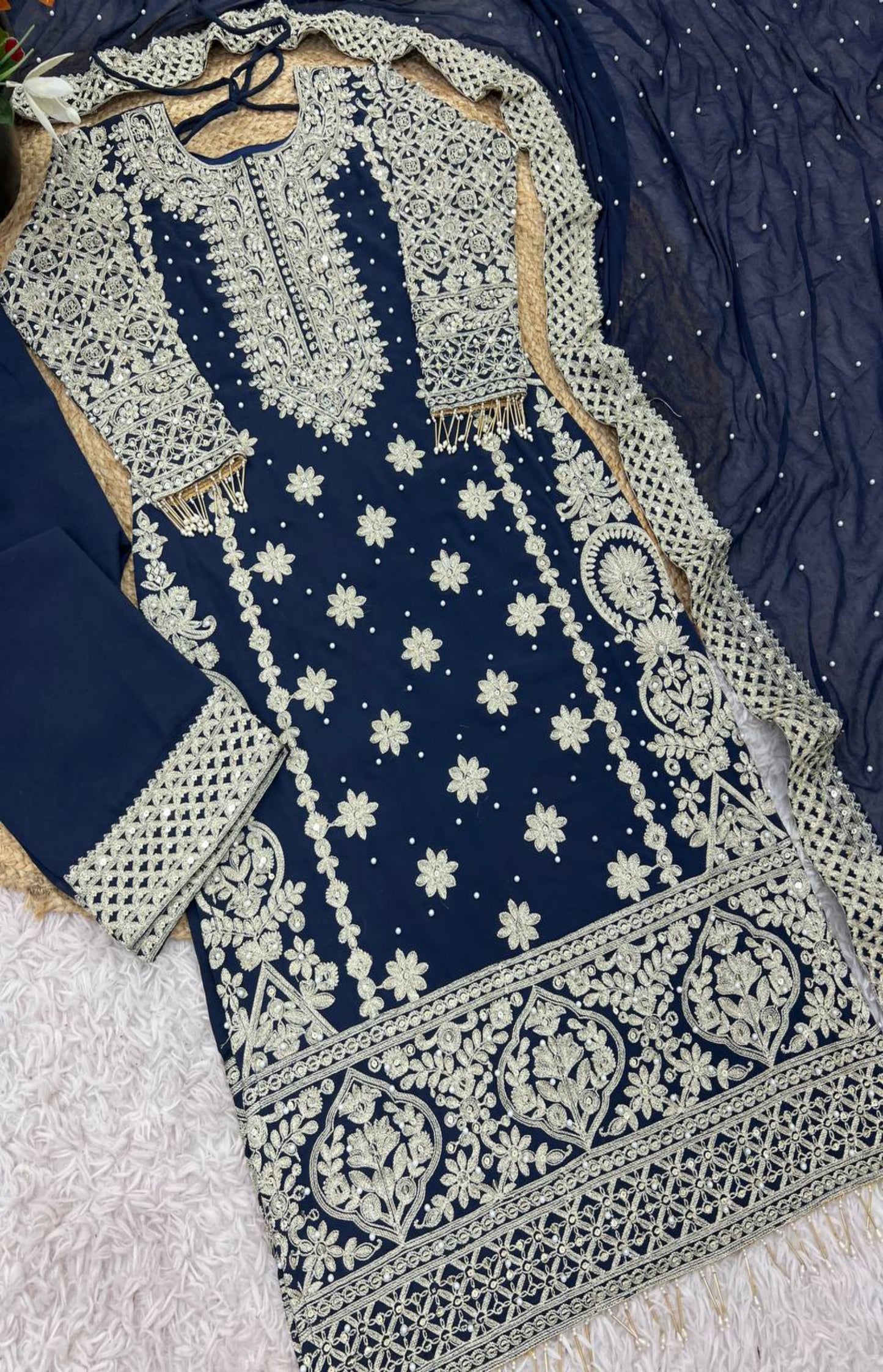 Embroidered Luxe Ensemble