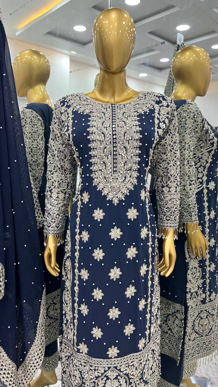 Embroidered Luxe Ensemble