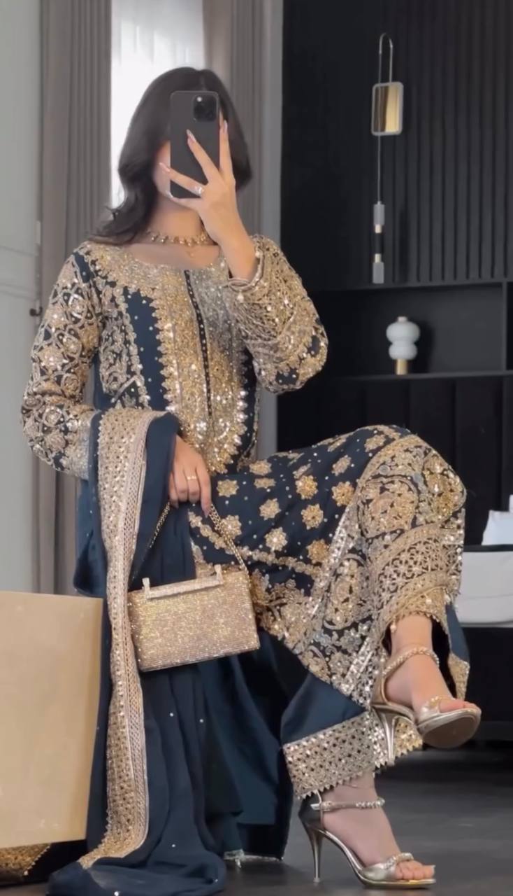 Embroidered Luxe Ensemble