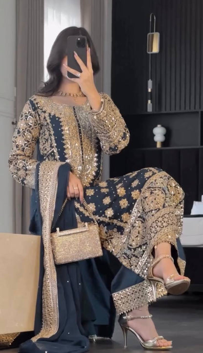 Embroidered Luxe Ensemble