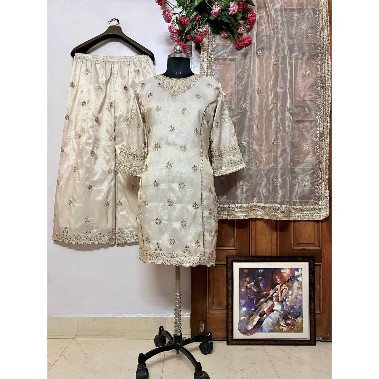 Silk Luxe Kurti Set