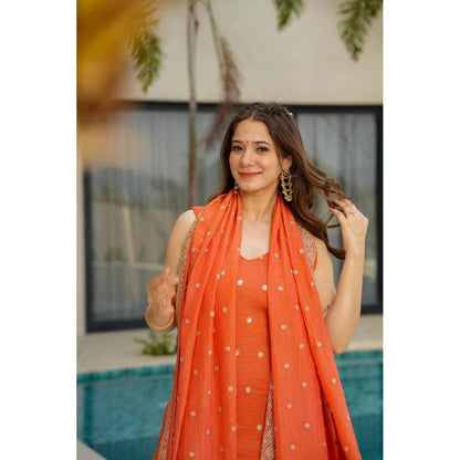 Exquisite Silk Kurti Set