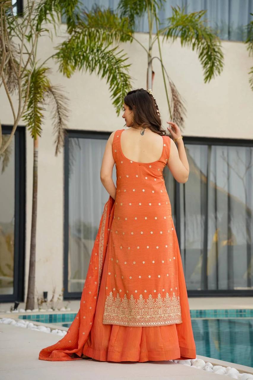 Exquisite Silk Kurti Set