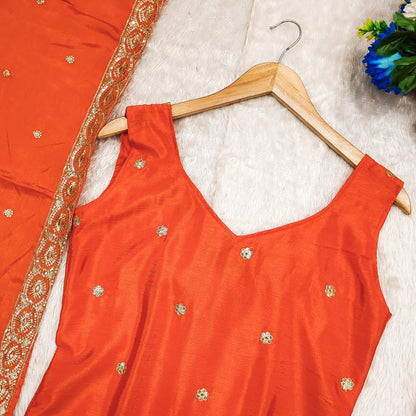 Exquisite Silk Kurti Set