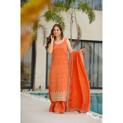 Exquisite Silk Kurti Set