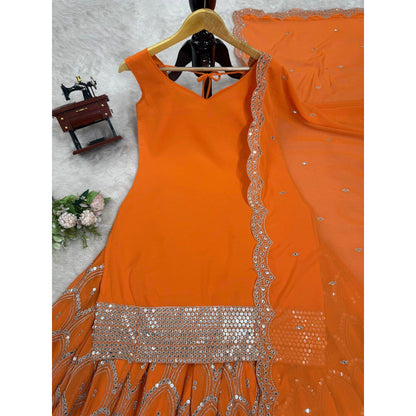 Faux Georgette Glamour Set