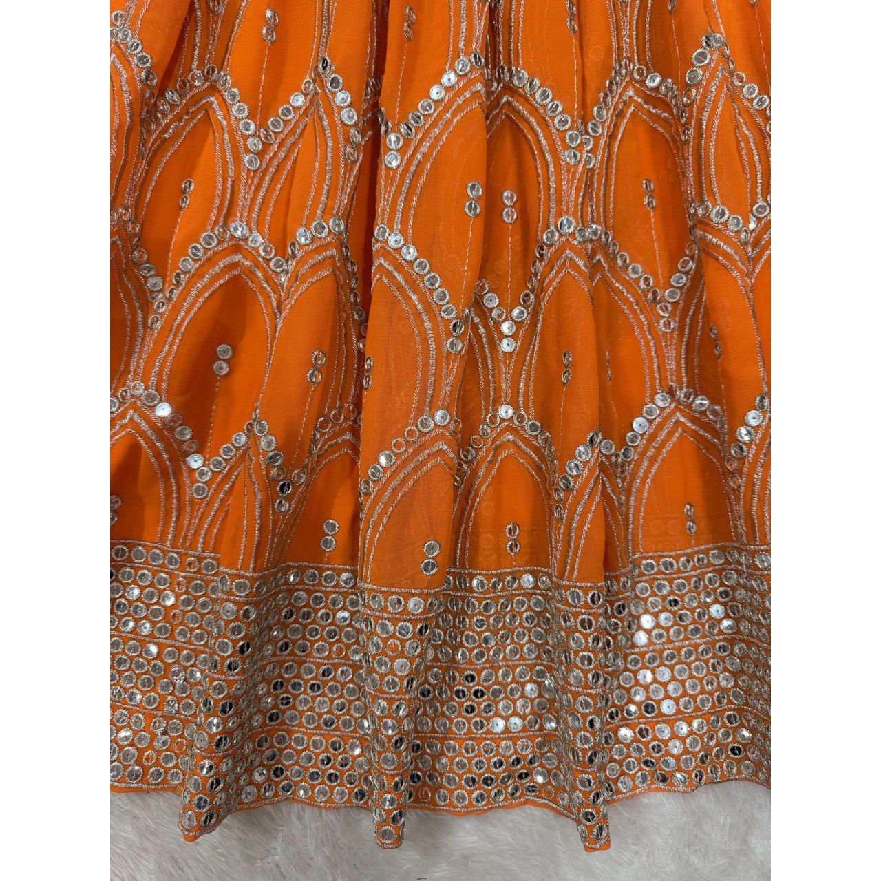 Faux Georgette Glamour Set