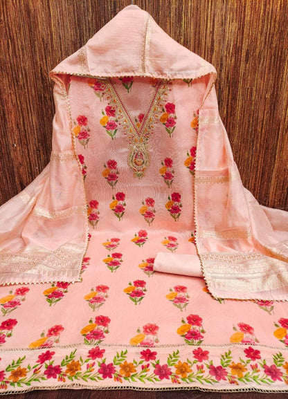 Elegant Chanderi & Banarasi Set