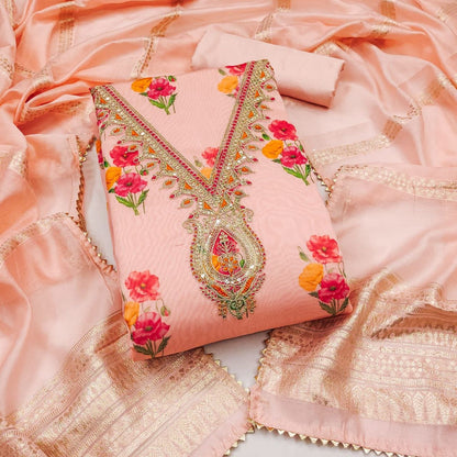 Elegant Chanderi & Banarasi Set