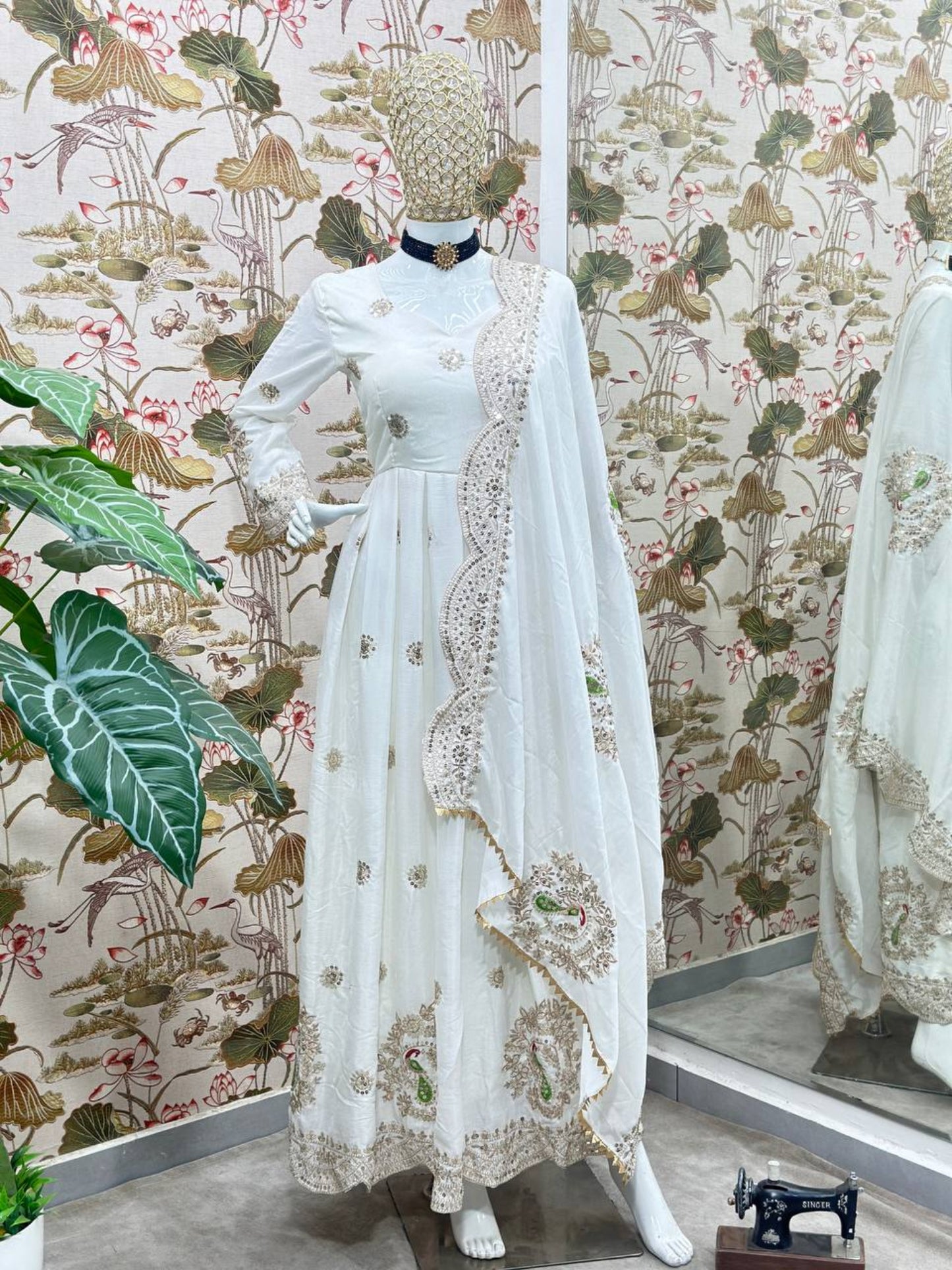 Luxury Festive Anarkali Set