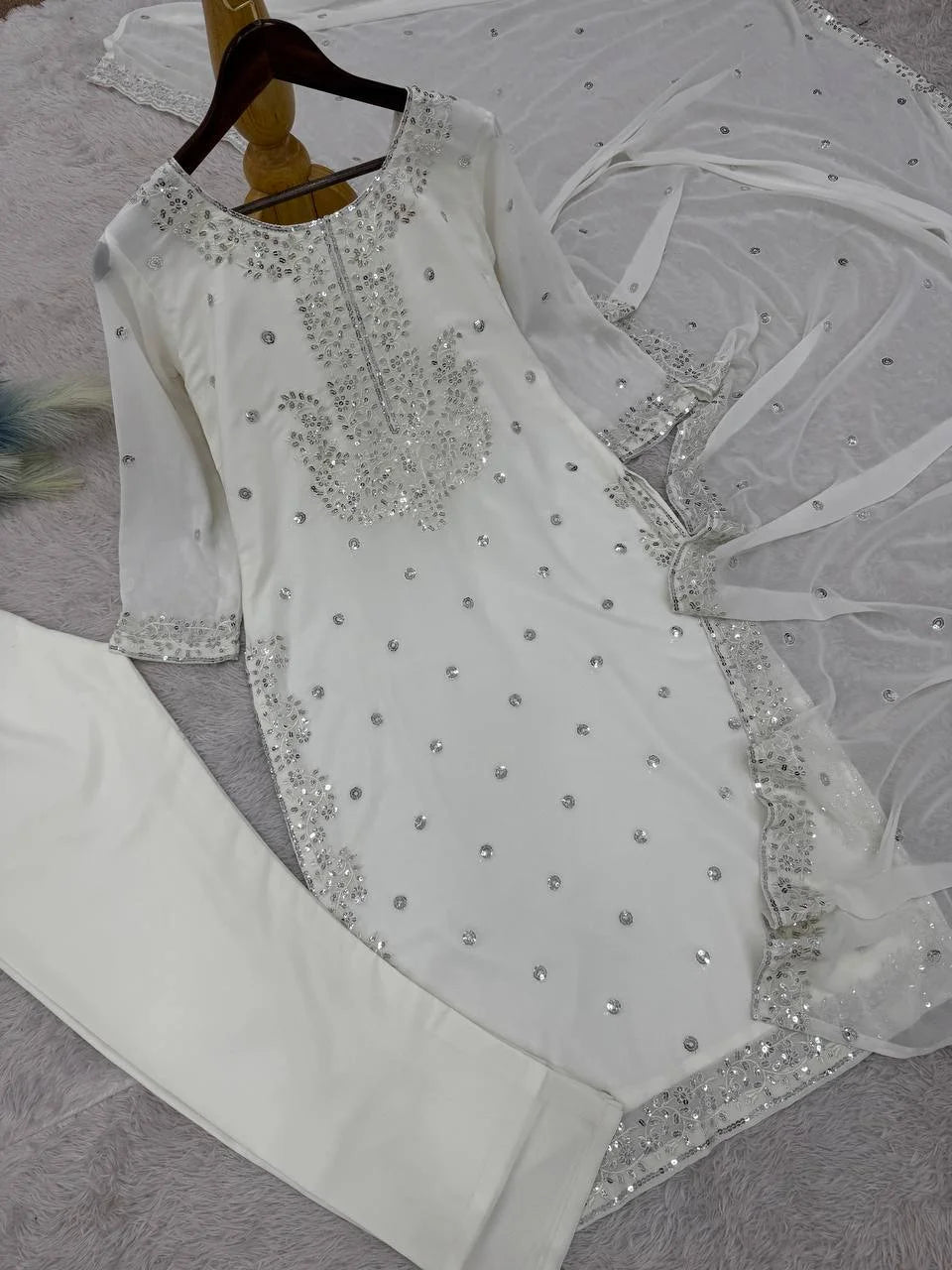 Fancy Georgette Sharara Set