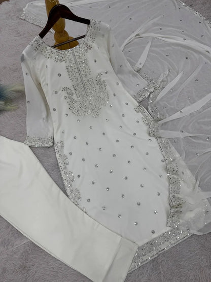 Fancy Georgette Sharara Set