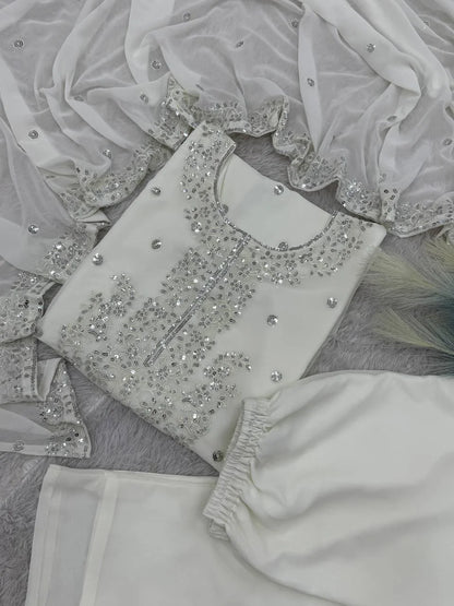 Fancy Georgette Sharara Set