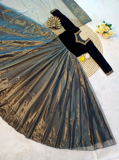 Velvet Embrace Gown