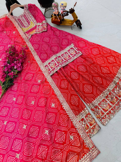 Silk Elegance Sharara Set