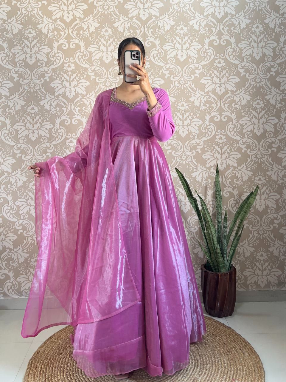 Velvet Embrace Gown