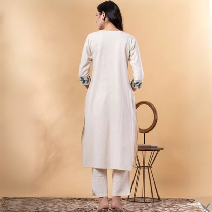 Tamanna Cotton Embroidered Pant Set