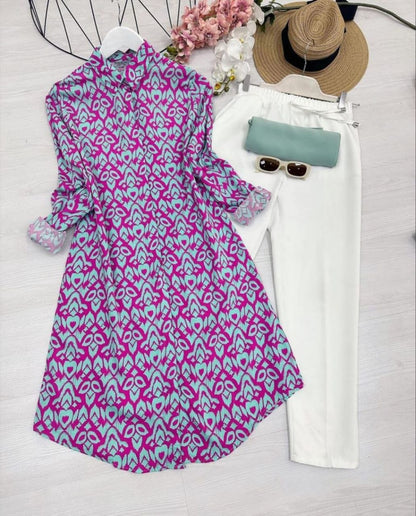 Stylish Rayon Palazzo Duo