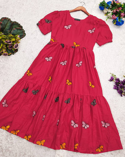 Cotton Breeze Butterfly Dress