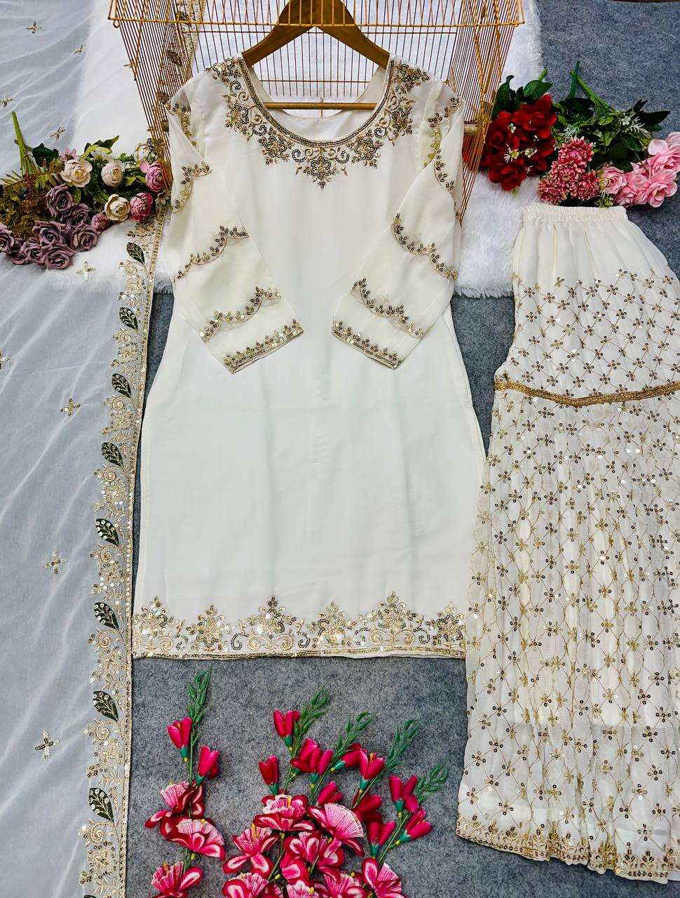 Royal Grace Sharara Set – Perfect for Parties & Celebrations