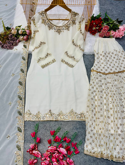 Royal Grace Sharara Set – Perfect for Parties & Celebrations