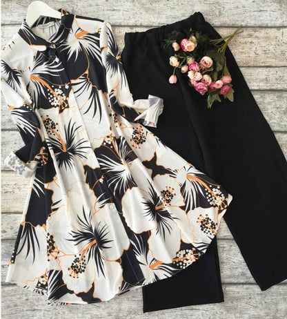 Rayon Chic Palazzo Set