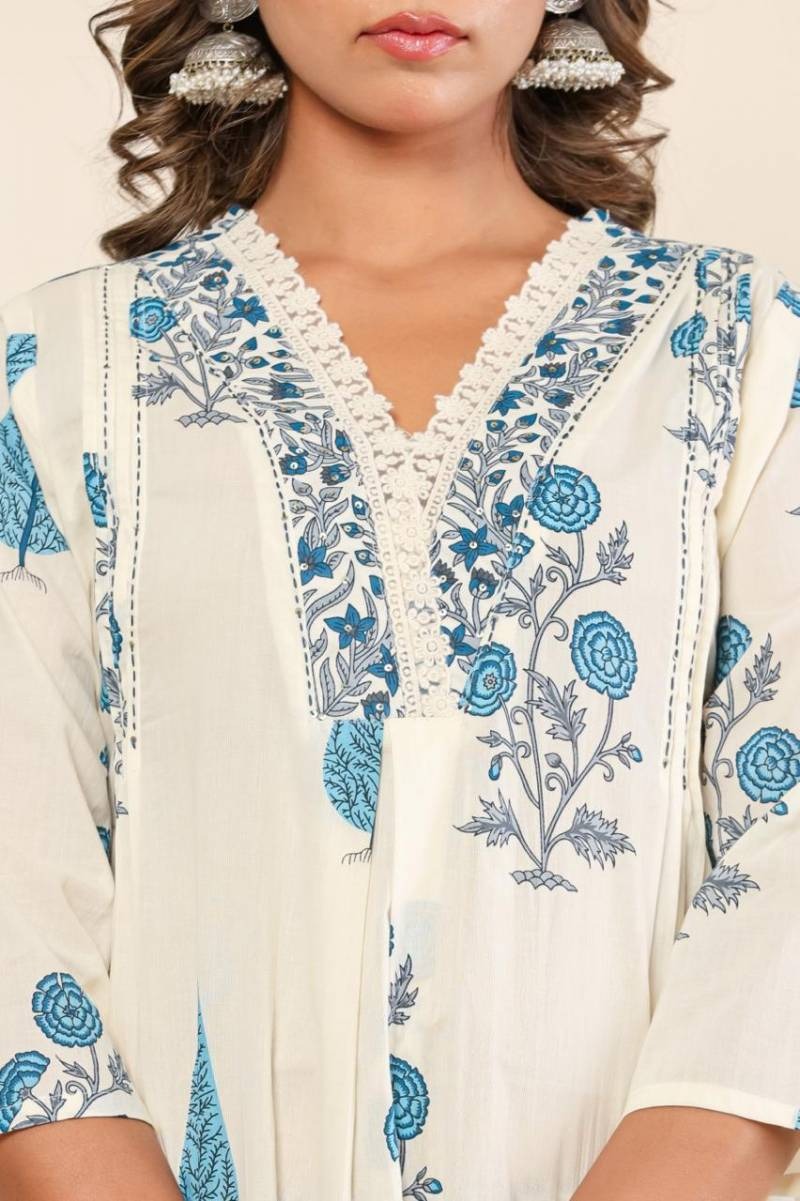 Cotton Handwork Suit Set