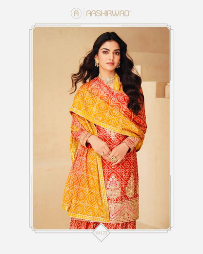 Silk Elegance Sharara Set