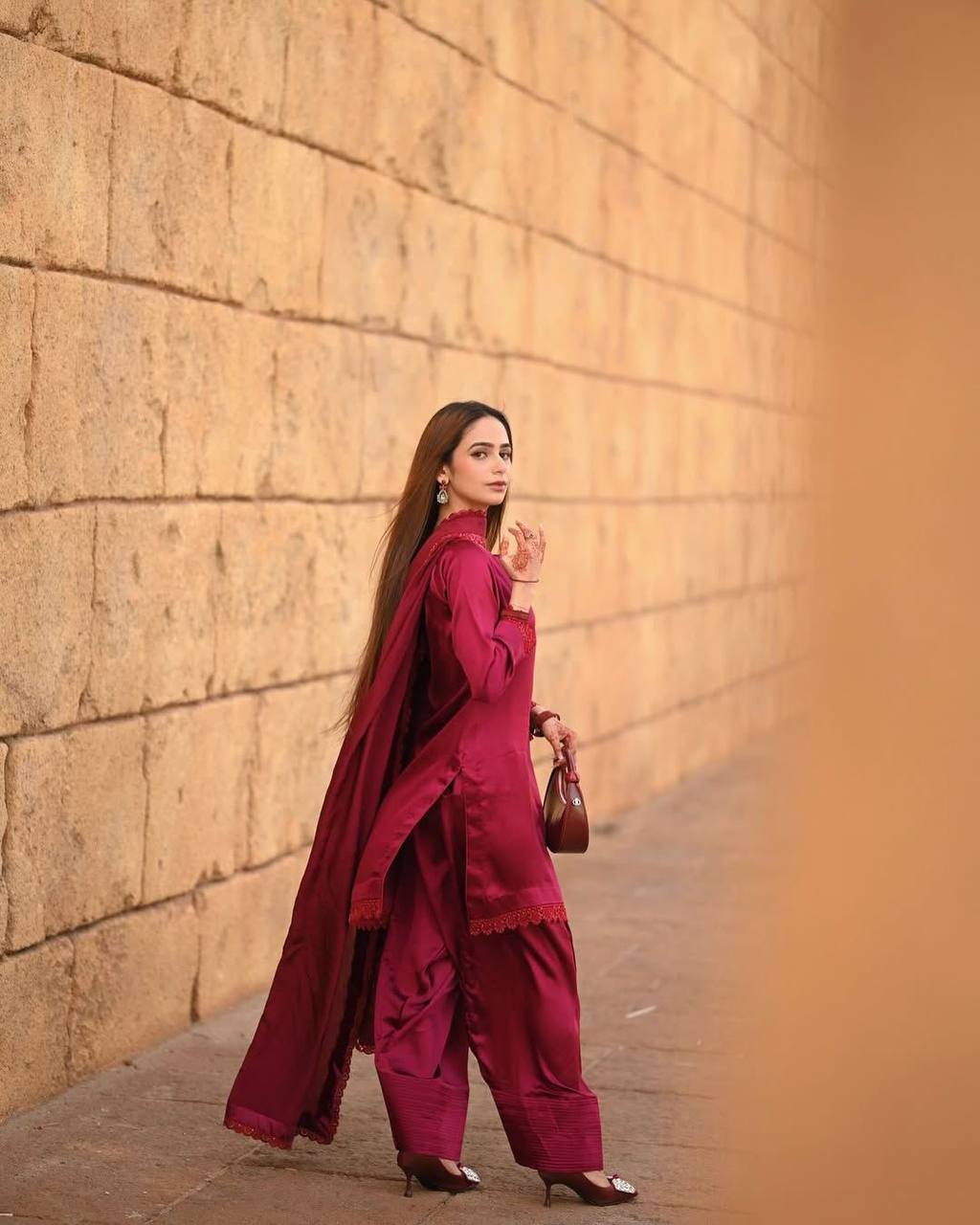 Farsi Luxe Sequins suit set