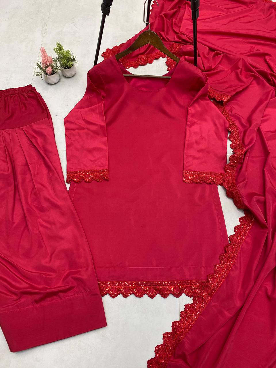 Farsi Luxe Sequins suit set
