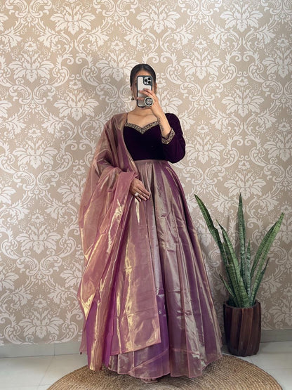 Velvet Embrace Gown
