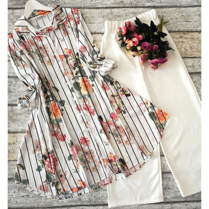 Rayon Chic Palazzo Set