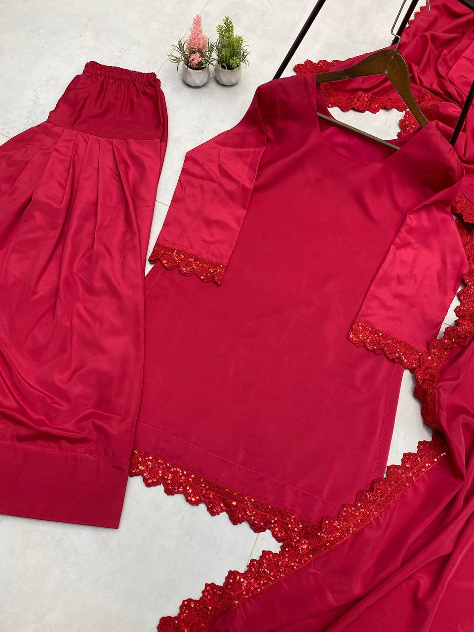 Farsi Luxe Sequins suit set