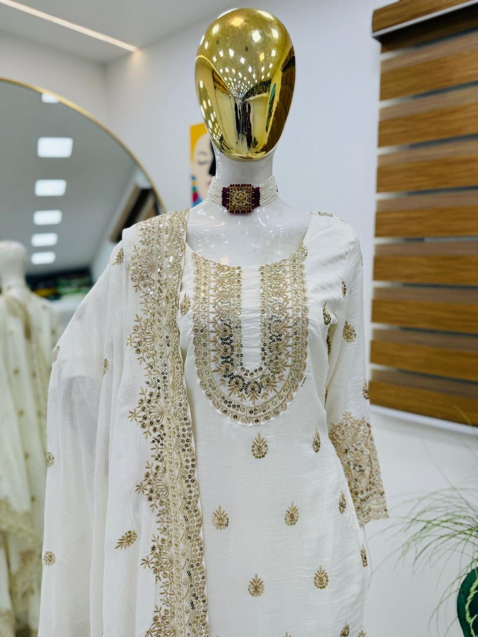 Designer Sharara Grace suit set