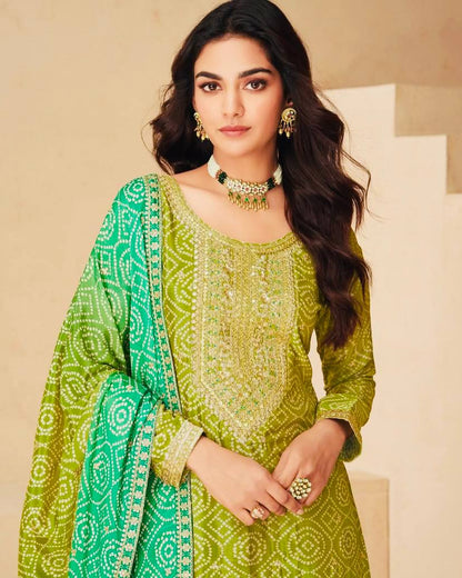 Silk Elegance Sharara Set
